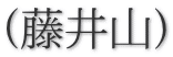 (藤井山)